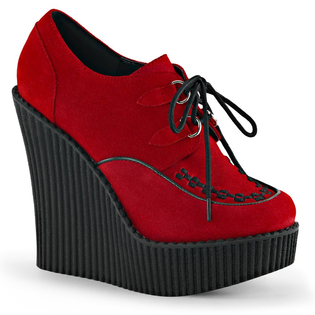 Creepers Demonia Creeper 302 Damske - Červené | SK-739497